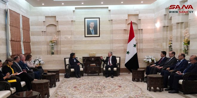 Arnous, Balkhi discuss boosting cooperation between Syria and WHO