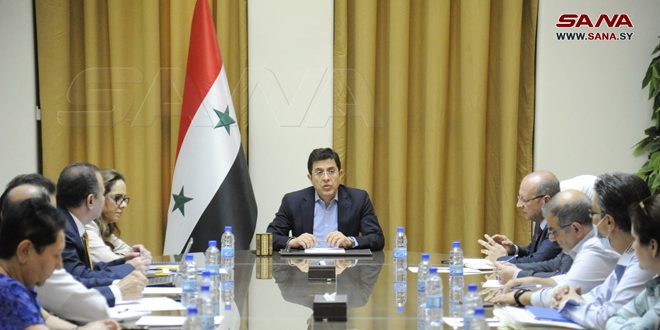 Syria, WHO discuss supporting national priorities related to the health strategy