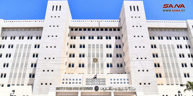 Syria strongly condemns Israeli terrorist entity’s attacks on it and countries of the region