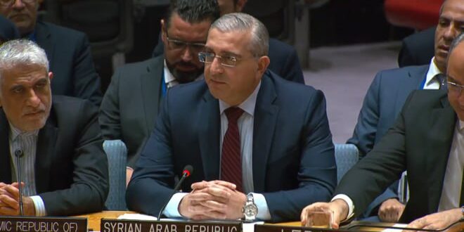 Al-Dahhak: Syria condemns Israeli acts of aggression on countries of the region and calls on the UN to put an end to it