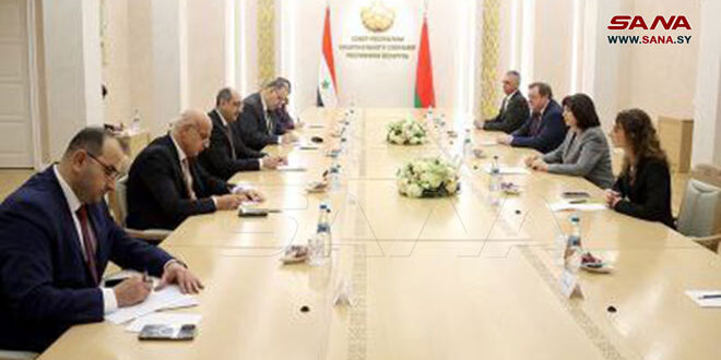 Syria, Belarus to boost parliamentary ties