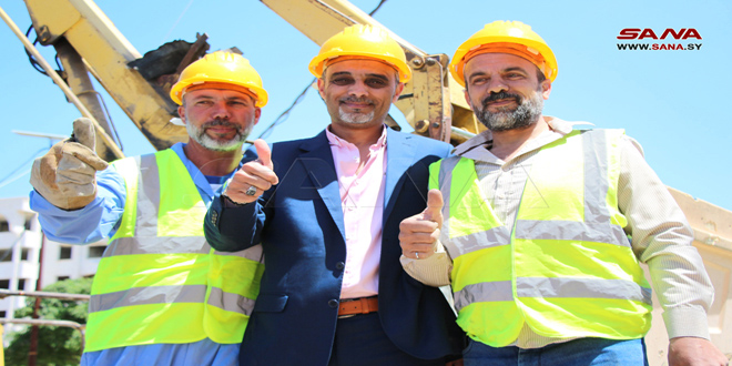 Homenajes a los trabajadores de Siria