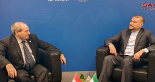 Cancilleres de Siria e Irán analizan acontecimientos regionales e internacionales en Bakú