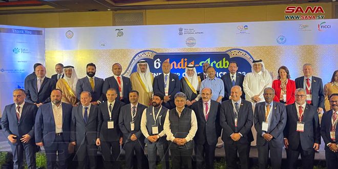 Siria participa en 6ª edición de la Conferencia de la Asociación Árabe-India