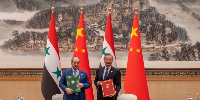 Siria y China firman documentos de colaboración económica y un Tratado de Cooperación Estratégica