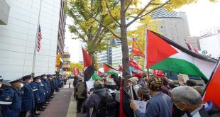 Dos manifestaciones en Praga y Osaka en solidaridad con el pueblo palestino