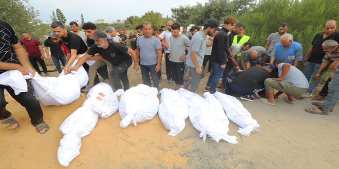 Hallan los cuerpos de 150 palestinos asesinados en una masacre