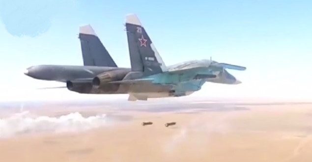 Rusia destruye un almacén de drones terroristas en Siria