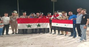 El equipo militar ecuestre de Siria