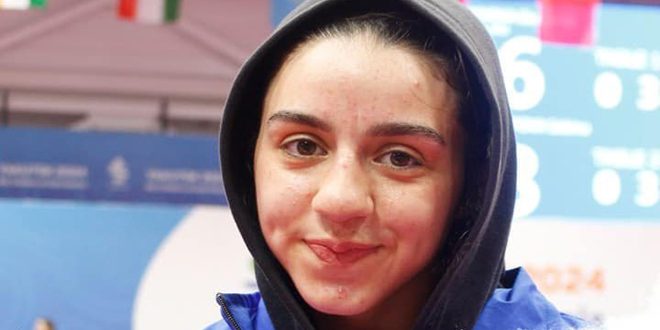 La tenista de mesa siria Hind Zaza se clasifica para las semifinales de las Olimpiadas Asiáticas para adolescentes
