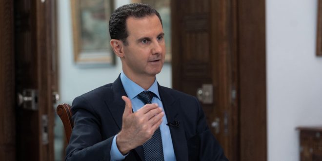 رئیس جمهور اسد در مصاحبه با شبکه روسيا اليوم تاکید کرد که قدرت امروز روسیه تعادل بین‌المللی از دست رفته را بازمی‌گرداند 9-6-2022