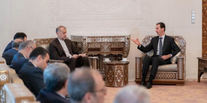 رئیس جمهور اسد حسین امیر عبداللهیان، وزیر امور خارجه ایران را به حضور پذیرفت 31-8-2023