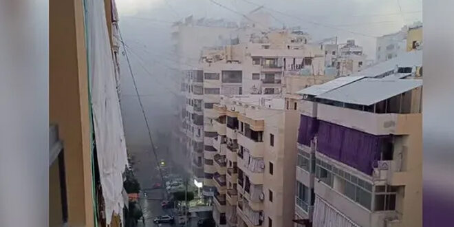 Agression israélienne contre un immeuble dans la Banlieue sud de Beyrouth