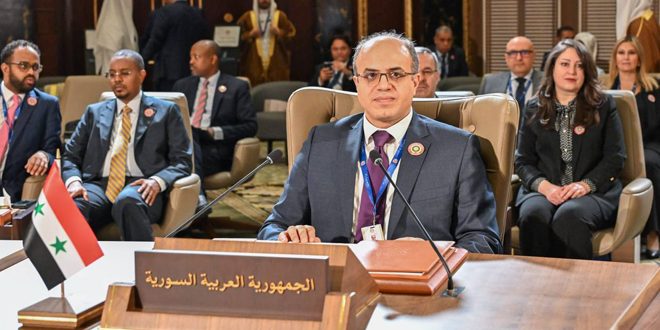 בפגישת המועצה הכלכלית והחברתית הערבית בבחרין…השר אלח’ליל: יש ליסד חברות משותפות כדי להשיג בטחון מזון למדינות