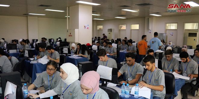 55 נבחרות מאוניברסיטאות אל-בעת’ ו חמאת השתתפו בתחרות התוכנה האוניברסיטאית