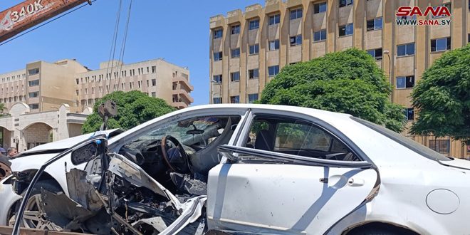 В Хомсе в результате взрыва автомобиля три человека пострадали