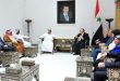 Sabbagh meets the Emirati and Abkhaz ambassadors in Damascus