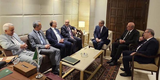 Canciller sirio se reúne con sus homólogos de Egipto, Líbano, Emiratos Árabes Unidos y Túnez