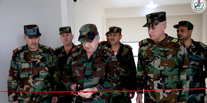 به دستور رئیس جمهور وزیر دفاع مرکز اول سربازگیری در دمشق را افتتاح کرد