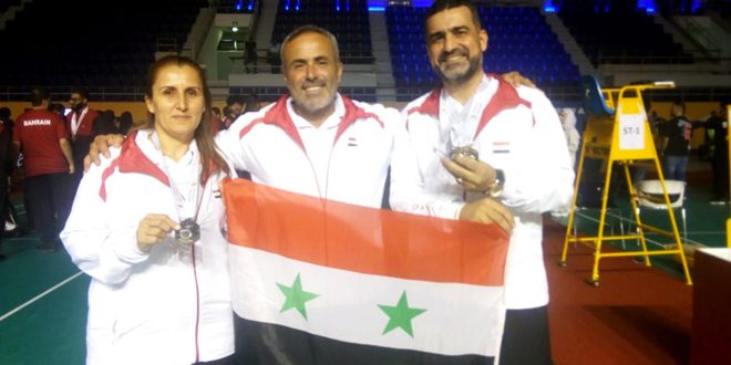מדלית זהב אחת ושתי מדליות כסף לסוריה בבדמינטון באליפות הערבית הפראלימפית